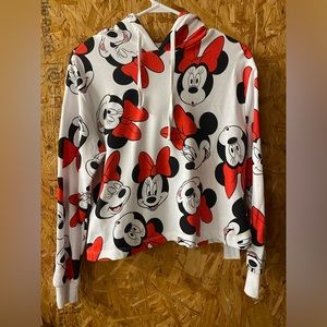 Minnie Mouse All Over Pattern Walt Disney World Hoodie